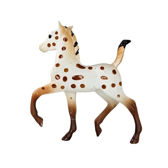 Breyer Stablemate Trotting Foal Baby Horse Brown Leopard Appaloosa #5308 - Picture 3 of 8